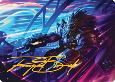 Tannuk, Steadfast Second Art Card (Gold-Stamped Signature) (AAEOE-019) - Art Series: Edge of Eternities