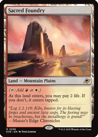 Sacred Foundry (PPEOE-256) - Promo Pack: Edge of Eternities