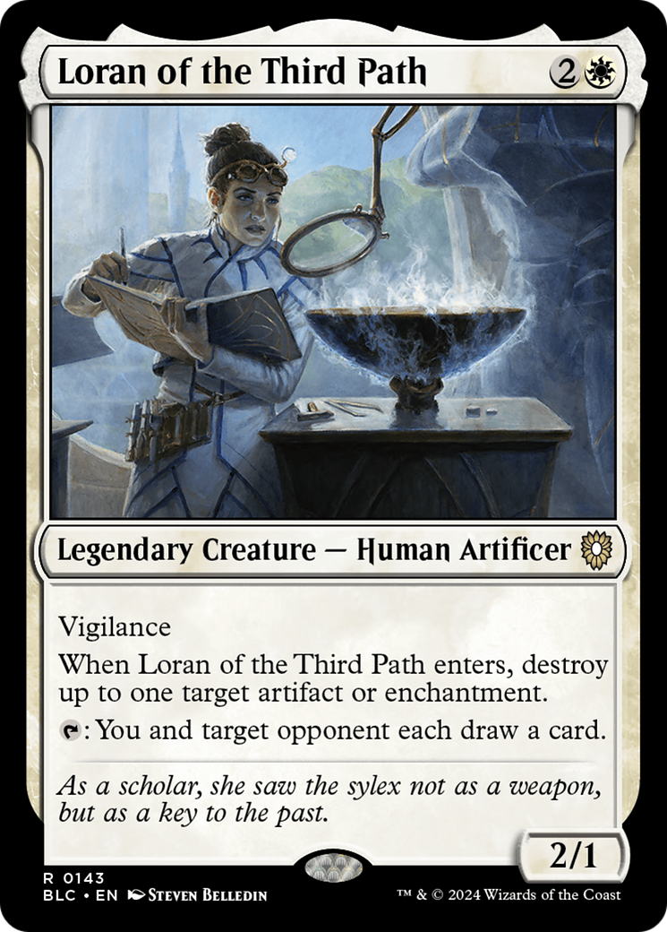 Loran of the Third Path (BLC-143) - Bloomburrow Commander