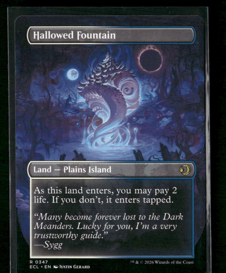 Lorwyn Eclipsed Hallowed Fountain (Borderless) #347