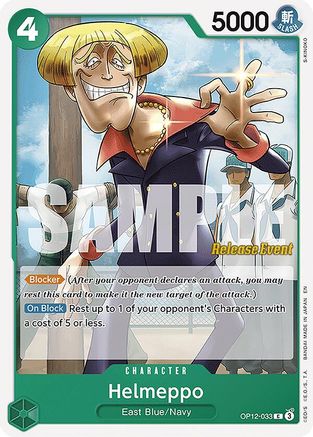 Helmeppo (OP12-033) - Legacy of the Master Release Event Cards