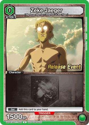 Zeke Jaeger (045) (UEPR/AOT-1-045) - UE10BT Attack on Titan Release Event Cards
