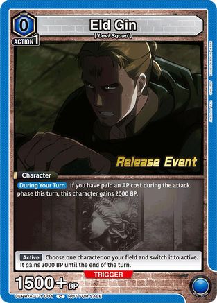 Eld Gin (UEPR/AOT-1-004) - UE10BT Attack on Titan Release Event Cards