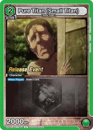 Pure Titan (Small Titan) (UEPR/AOT-1-040) - UE10BT Attack on Titan Release Event Cards