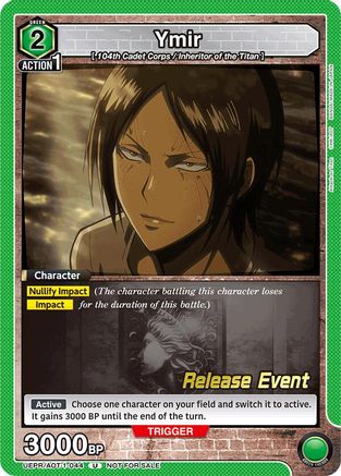 Ymir (044) (UEPR/AOT-1-044) - UE10BT Attack on Titan Release Event Cards