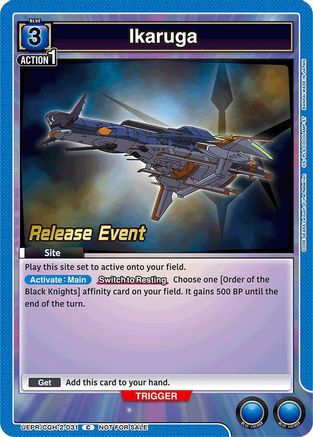 Ikaruga (UEPR/CGH-2-031) - UEX03BT CODE GEASS Lelouch of the Rebellion Vol2 Release Event Cards