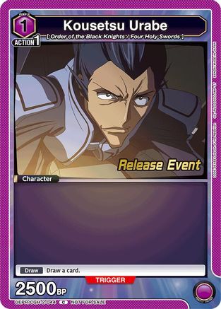 Kousetsu Urabe (UEPR/CGH-2-044) - UEX03BT CODE GEASS Lelouch of the Rebellion Vol2 Release Event Cards
