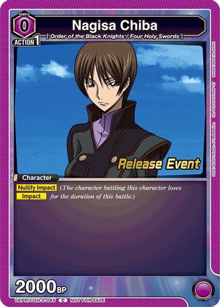 Nagisa Chiba (UEPR/CGH-2-045) - UEX03BT CODE GEASS Lelouch of the Rebellion Vol2 Release Event Cards