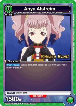 Anya Alstreim (053) (UEPR/CGH-2-053) - UEX03BT CODE GEASS Lelouch of the Rebellion Vol2 Release Event Cards