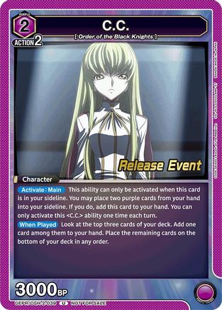C.C. (039) (UEPR/CGH-2-039) - UEX03BT CODE GEASS Lelouch of the Rebellion Vol2 Release Event Cards