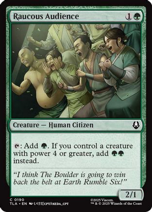 Raucous Audience (TLA-190) - Avatar: The Last Airbender - Golden Apple Comics