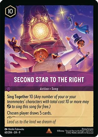 Second Star to the Right (60/204) - Fabled Cold Foil