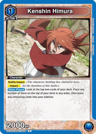 Kenshin Himura (009) (UE11BT/RNK-1-009) - UE11BT Rurouni Kenshin Foil
