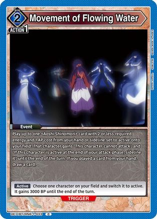 Movement of Flowing Water (UE11BT/RNK-1-033) - UE11BT Rurouni Kenshin