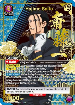 Hajime Saito (039) (SR*) (UE11BT/RNK-1-039) - UE11BT Rurouni Kenshin Foil