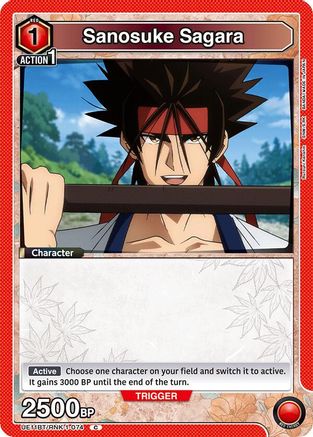Sanosuke Sagara (074) (UE11BT/RNK-1-074) - UE11BT Rurouni Kenshin