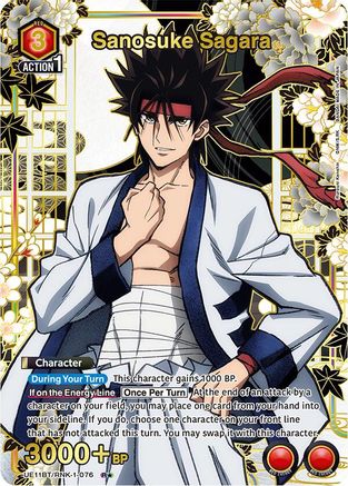 Sanosuke Sagara (076) (R*) (UE11BT/RNK-1-076) - UE11BT Rurouni Kenshin Foil