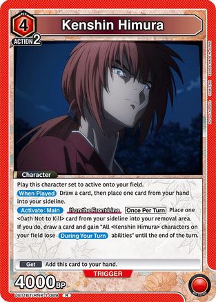 Kenshin Himura (089) (UE11BT/RNK-1-089) - UE11BT Rurouni Kenshin Foil