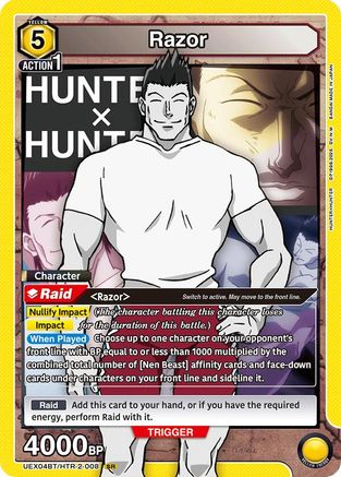Razor (008) (UEX04BT/HTR-2-008) - UEX04BT HUNTER X HUNTER Vol2 Foil