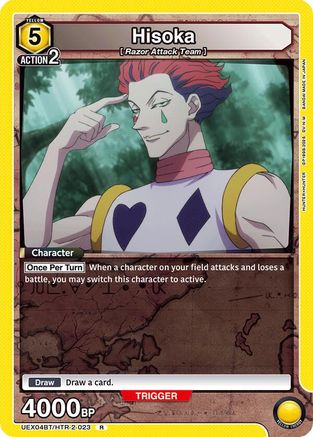 Hisoka (023) (UEX04BT/HTR-2-023) - UEX04BT HUNTER X HUNTER Vol2 Foil