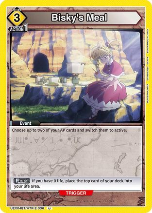 Bisky's Meal (UEX04BT/HTR-2-036) - UEX04BT HUNTER X HUNTER Vol2