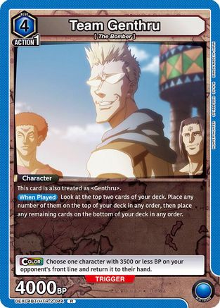 Team Genthru (UEX04BT/HTR-2-044) - UEX04BT HUNTER X HUNTER Vol2 Foil