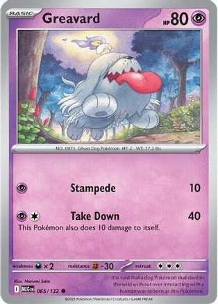 Greavard 065 - ME01 Mega Evolution - Golden Apple Comics