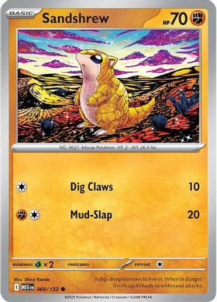 Sandshrew 068 - ME01 Mega Evolution
