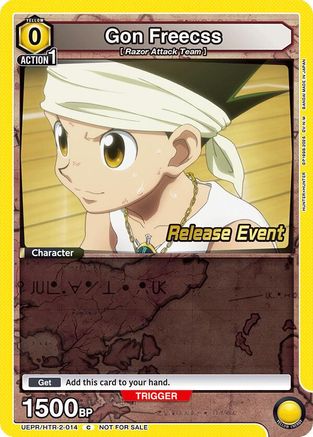 Gon Freecss (014) (UEPR/HTR-2-014) - UEX04BT HUNTER X HUNTER Vol2 Release Event Cards