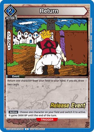 Return (UEPR/HTR-2-048) - UEX04BT HUNTER X HUNTER Vol2 Release Event Cards