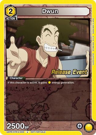Dwun (UEPR/HTR-2-003) - UEX04BT HUNTER X HUNTER Vol2 Release Event Cards