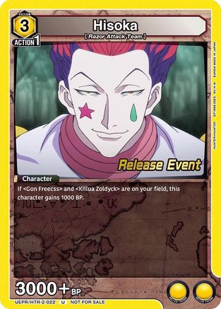 Hisoka (022) (UEPR/HTR-2-022) - UEX04BT HUNTER X HUNTER Vol2 Release Event Cards