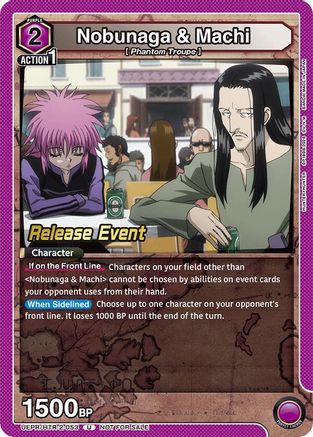 Nobunaga & Machi (UEPR/HTR-2-053) - UEX04BT HUNTER X HUNTER Vol2 Release Event Cards