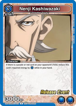 Nenji Kashiwazaki (UEPR/RNK-1-012) - UE11BT Rurouni Kenshin Release Event Cards