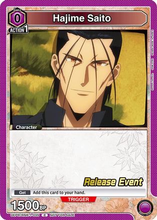 Hajime Saito (035) (UEPR/RNK-1-035) - UE11BT Rurouni Kenshin Release Event Cards