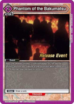 Phantom of the Bakumatsu (UEPR/RNK-1-067) - UE11BT Rurouni Kenshin Release Event Cards
