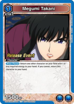 Megumi Takani (004) (UEPR/RNK-1-004) - UE11BT Rurouni Kenshin Release Event Cards