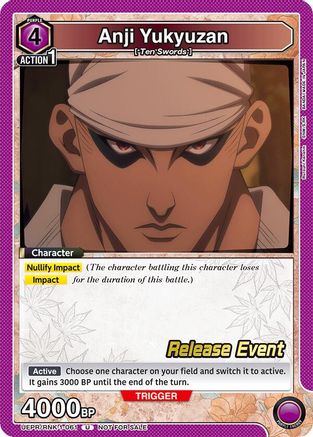 Anji Yukyuzan (UE11BT/RNK-1-061) - UE11BT Rurouni Kenshin Release Event Cards