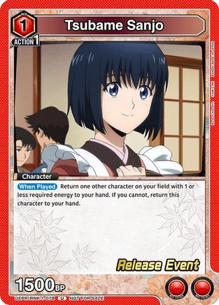 Tsubame Sanjo (UEPR/RNK-1-078) - UE11BT Rurouni Kenshin Release Event Cards