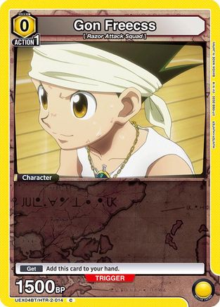 Gon Freecss (014) (Box Topper Foil) (UEX04BT/HTR-2-014) - UEX04BT HUNTER X HUNTER Vol2 Foil