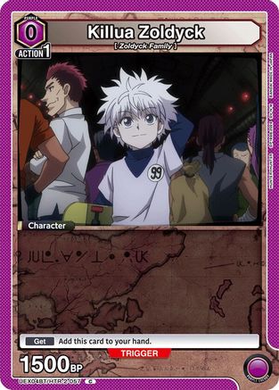 Killua Zoldyck (057) (Box Topper Foil) (UEX04BT/HTR-2-057) - UEX04BT HUNTER X HUNTER Vol2 Foil