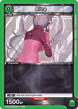 Alice (068) (UE14BT/NIK-1-068) - UE14BT GODDESS OF VICTORY NIKKE