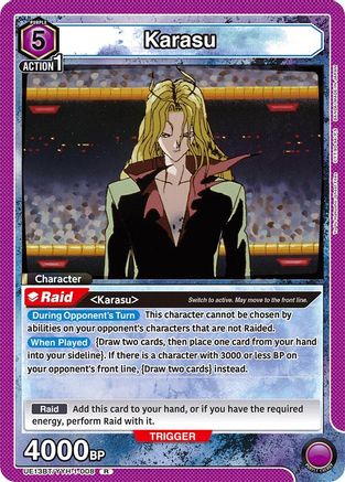 Karasu (008) (UE13BT/YYH-1-008) - UE13BT Yu Yu Hakusho Ghost Files Foil