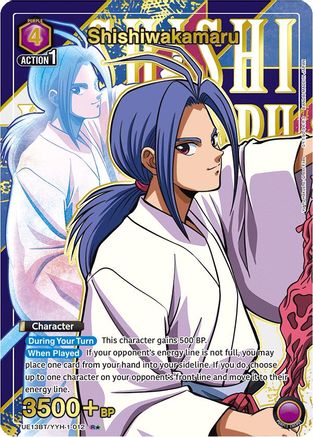 Shishiwakamaru (R*) (UE13BT/YYH-1-012) - UE13BT Yu Yu Hakusho Ghost Files Foil
