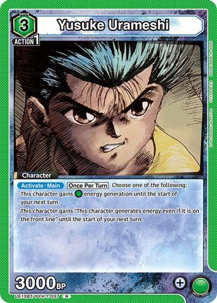 Yusuke Urameshi (037) (UE13BT/YYH-1-037) - UE13BT Yu Yu Hakusho Ghost Files Foil