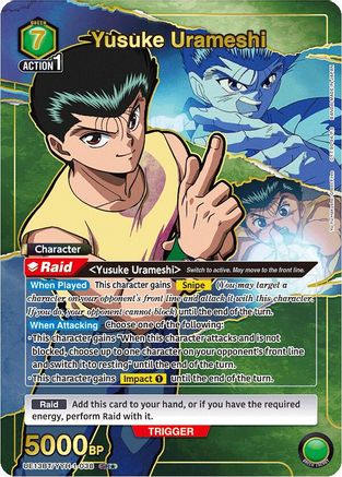 Yusuke Urameshi (038) (SR*) (UE13BT/YYH-1-038) - UE13BT Yu Yu Hakusho Ghost Files Foil