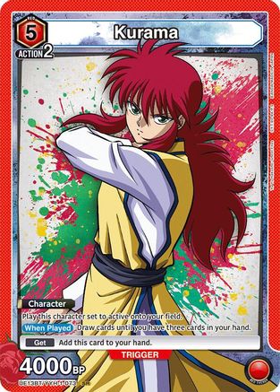 Kurama (073) (UE13BT/YYH-1-073) - UE13BT Yu Yu Hakusho Ghost Files Foil