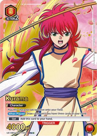 Kurama (073) (SR**) (UE13BT/YYH-1-073) - UE13BT Yu Yu Hakusho Ghost Files Foil