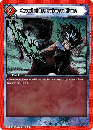 Sword of the Darkness Flame (UE13BT/YYH-1-096) - UE13BT Yu Yu Hakusho Ghost Files