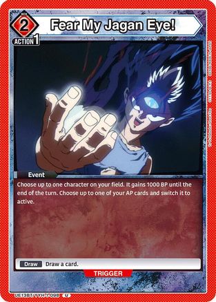 Fear My Jagan Eye! (UE13BT/YYH-1-098) - UE13BT Yu Yu Hakusho Ghost Files
